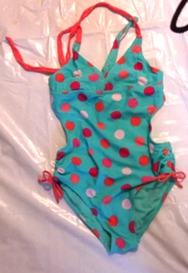 NWOT Girls Size XL (12) * GAP KIDS * 1-Pc Polka Dot Swimsuit - Picture 1 of 3