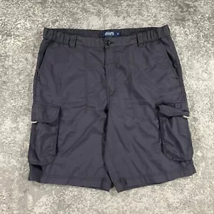 Vintage Chaps Cargo Shirt Mens 36 Blue Lightweight Nylon Fishing Hiking Camping - Picture 1 of 16