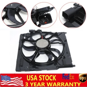 E70 Electric Cooling Fan Assembly For BMW X5 2007-2010 Brushless Motor Radiator - Foto 1 di 9