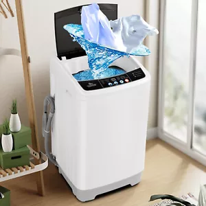 Full Automatic Washing Machine 17.8 lbs Washing Machine w/10 Wash Programs LED - Picture 1 of 14