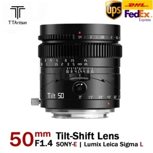 TTartisan 50mm F1.4 Tilt Full Frame MF Lens for Fuji X Nikon F Canon RF Sony E L - Bild 1 von 10