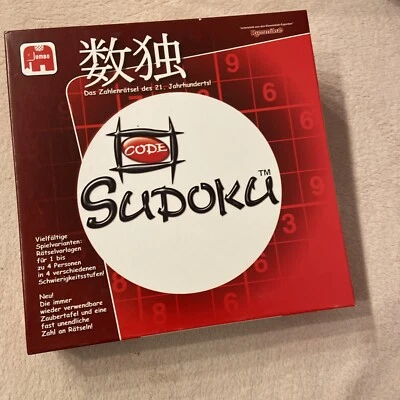 Code Sudoku von Jumbo Rot Gesellschaftsspiel Denkspiel 1-4 Personen - NEU & OVP - Bild 1 von 4