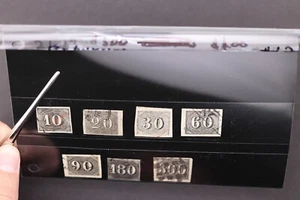 21-27 1° STAMPA PRIMI FRANCOBOLLI BRASILE LOTTO DI 7 - Foto 1 di 3