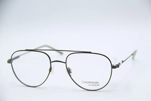 NEW CALVIN KLEIN CK 19145F 516 GREEN GUNMETAL AUTHENTIC FRAMES EYEGLASSES 53-19 - Picture 1 of 4