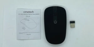 Cimetech kabellose schlanke geräuschlose Maus batteriebetrieben KOSTENLOSER VERSAND b - Bild 1 von 4