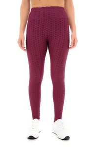 High Waist Honeycomb Waffle Leggings - Breathable, Quick-Dry, Non-See-Through - Picture 1 of 22