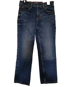 ARIZONA Boys Original Straight Leg Jeans W/Adjustable Waist  Sz 7 NWT FREE SHIP - Picture 1 of 2
