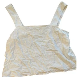 NWT Banana Republic cream linen crop top size large - Picture 1 of 5