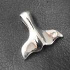 Whale Fluke Fin Pendant 925er Silver Symbol Jewelry - Neu