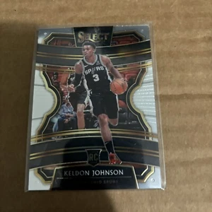 2019-20 Panini Select #45 Keldon Johnson San Antonio Spurs - Foto 1 di 2