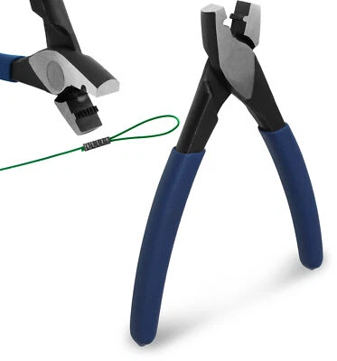 Klemmhülsenzange Quetschhülsenzange Angelzange für Hard Mono und Stahlvorfächer - Bild 1 von 2