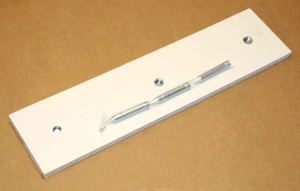 CHAMPRO 3-Spike Pitcher's Rubber White Official Size  6"x24" B040 - Picture 1 of 3