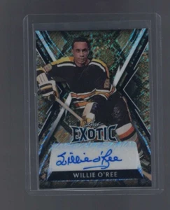 WILLIE O'REE 2024 LEAF METAL HOCKEY LEGENDS EXOTIC AUTO SNAKE #2/8 - Picture 1 of 1