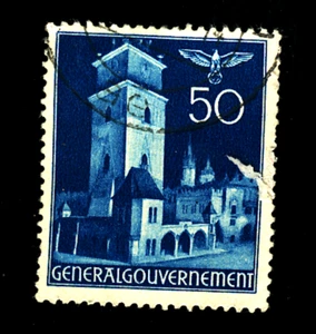 Germany Poland General Gov't WWII ⚔️Occupation 50pf - Picture 1 of 1