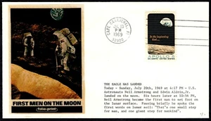 US 1969 FDC Sc 1371 The Eagle has landed - First men on the Moon VF - Picture 1 of 1