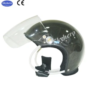 Real carbon material Paramotor helmet PPG helmet Only helmet - Picture 1 of 12