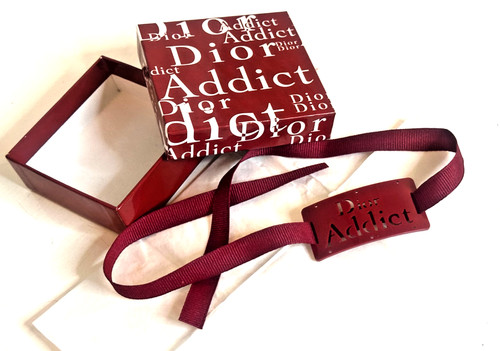 Bracciale Collana Vintage RARO DIOR ADDICT Rosso