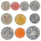 10 Different Coins From Fiji. 1 Cent - 1 Dollar. Oceania Money: 1969-Now