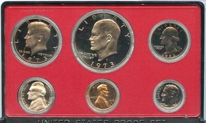 1973 United States Proof Set 6 Coins U.S. Mint San Francisco - Picture 1 of 3