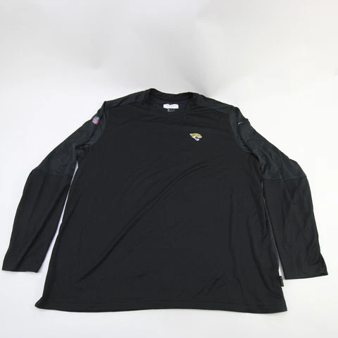 Jacksonville Jaguars Nike NFL On Field Apparel Long Sleeve Shirt Men's Used Cover