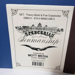 Theory Of Spencerian Penmanship Plus Five Copy Books - Mott Media - Picture 1 of 6