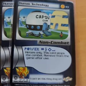 Dragonball Z CCG Freezer Games Saga #103 Human Technology raro quasi nuovo prezzo per ea - Foto 1 di 4