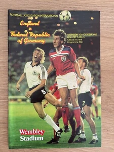 Vintage England v Federal Republic of Germany International 1982 WEMBLEY STADIUM - Picture 1 of 1