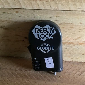 REEL'N LOCK SUITCASE LUGGAGE WIRE AND LOCK, WORKING & CODE - VINTAGE by GLOBITE - Picture 1 of 3