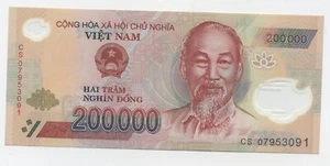 Vietnam Vietnam 200000 Dong ND 20(07) Pick 123.b UNC BANKFRISCH Banknote - Bild 1 von 2