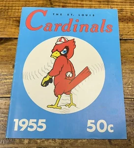 Vintage St. Louis Cardinals 1955 Yearbook Stan Musial Clean! - Picture 1 of 6