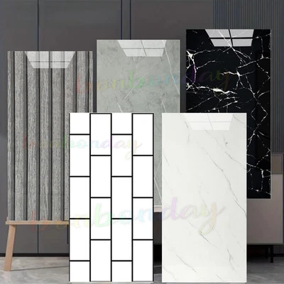 60X Thick PVC Marble Tiles Wall Sticker Self Adhesive Stick On Kitchen Bathroom - Image 1 of 4