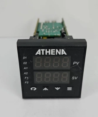 ATHENA 16C-R-S-B-41-AZ TEMPERATURE PROCESS CONTROLLER Module Display Unit - Image 1 of 4