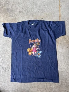 Vintage 80s Latin Hispanic Kids Single Stitch Graphic T Shirt Screen Stars - Picture 1 of 6