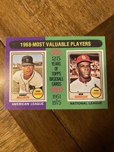 topps baseball 1975. 1968 Most Valuable Players Card #206 NM - Bild 1 von 3