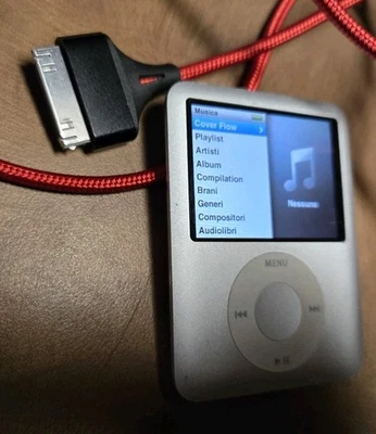 Apple iPod Nano 3rd Generation Silver, 4GB W/ New Charging Cord! - Image 1 of 2