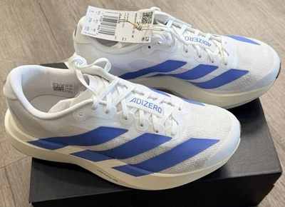 Adidas Adizero Evo SL White & Blue JS4454 Running Women’s Size 8 Running Shoe - Image 1 of 4