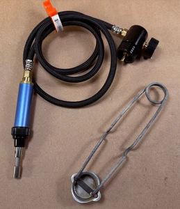 BLUEFIRE 3' Hose Propane MAP Gas Soldering Mini Torch Pencil w/ Sparker - Picture 1 of 16