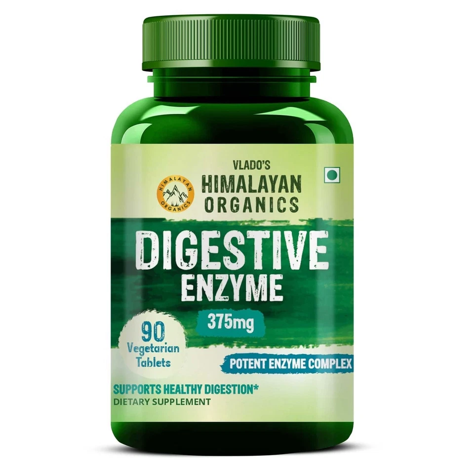 Digestive Enzyme with Bromelain & Papain Supplement 90 Tablets - Image 1 of 4