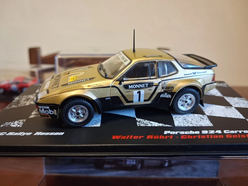 PORSCHE 924 CARRERA GTS RALLY  HESSEN 1981 ROHRL SCALA 1/43 - Immagine 1 di 4