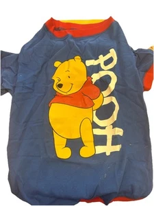 Vintage Disney Pets Pet Tee Shirt Pet Dog T-Shirt Large Winnie The Pooh - Picture 1 of 7