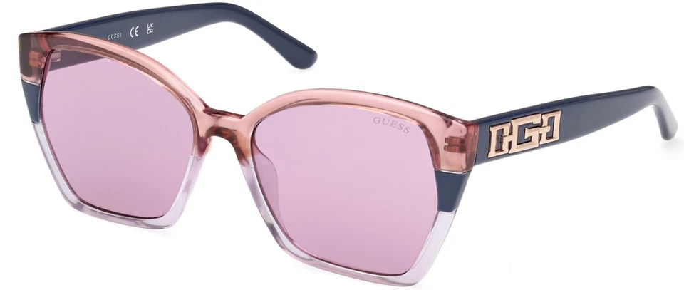 Guess GU 7912 GU7912  blue striped blue monocolor 92Y Sunglasses - Image 1 of 1