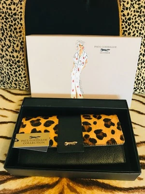 NEW PAUL COSTELLOE  LEOPARD ANIMAL PRINT PONY SKIN PURSE R.R.P. £69.00 - Image 1 of 4