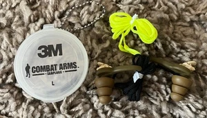 Genuine Army Issue 3M Combat Arms Ear Defenders Earplugs NEW LARGE - Picture 1 of 4