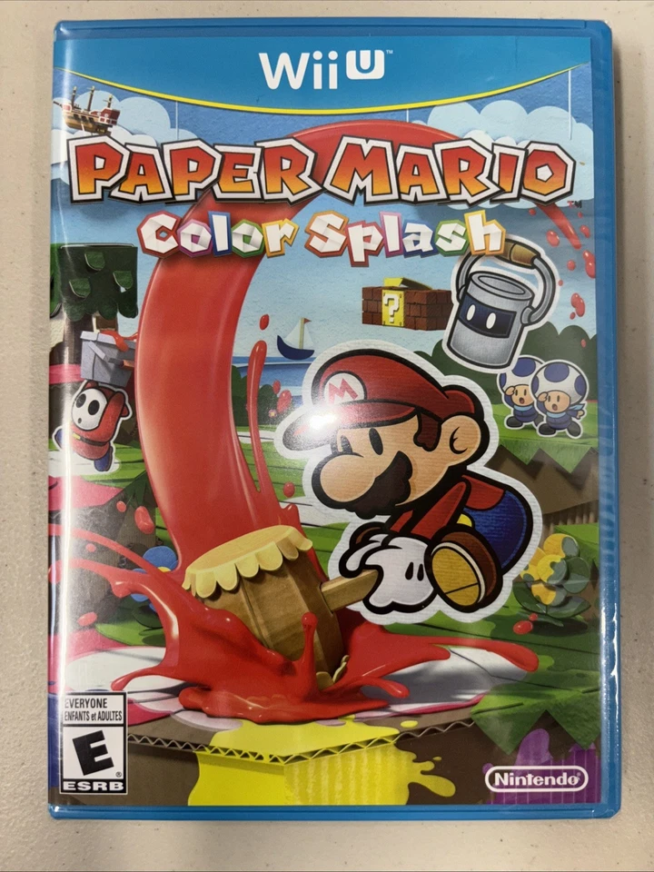 Paper Mario Color Splash  (Nintendo Wii U, 2016) - Image 1 of 2