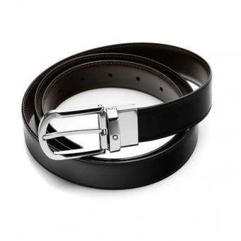 Montblanc Reversible Buckle Free Cutting Men's Belt 111080 117521478 - Image 1 of 4