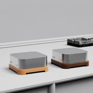 Compact Design Wooden Cooling Stand for Mini M4M4 Supports Your Device - Afbeelding 1 van 14