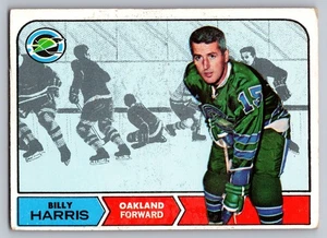 1968-69 Topps #80 Billy Harris Oakland Seals - Bild 1 von 3