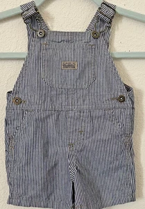 WRG Jeans Co Kids Striped Overalls 6-9 Months - Picture 1 of 5