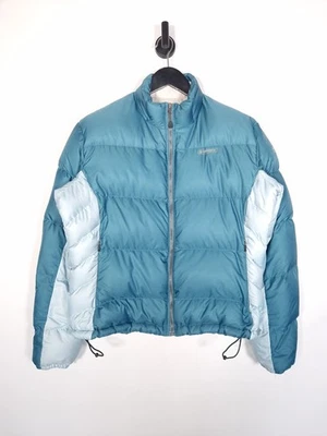 Jaqueta acolchoada Y2K Timberland tamanho grande feminina azul com isolamento externo  - Imagem 1 de 4