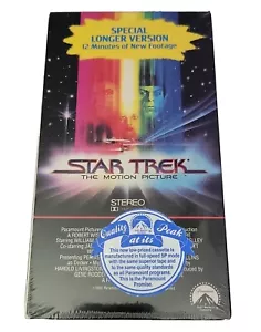 BRAND NEW SEALED WATERMRK 1988 STAR TREK Motion Picture VHS Special Long Edition - Picture 1 of 7